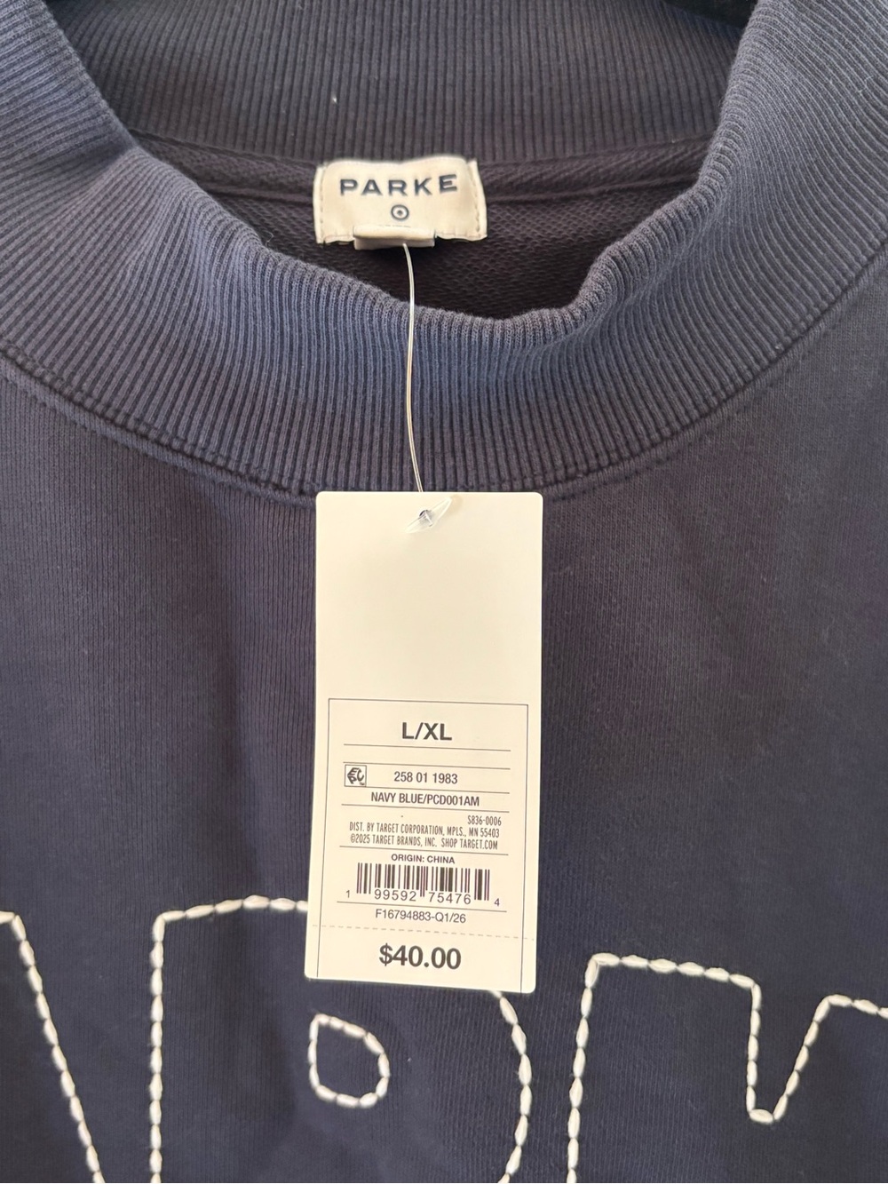 NWT Target x Parke sweatshirt - Picture 3 of 7